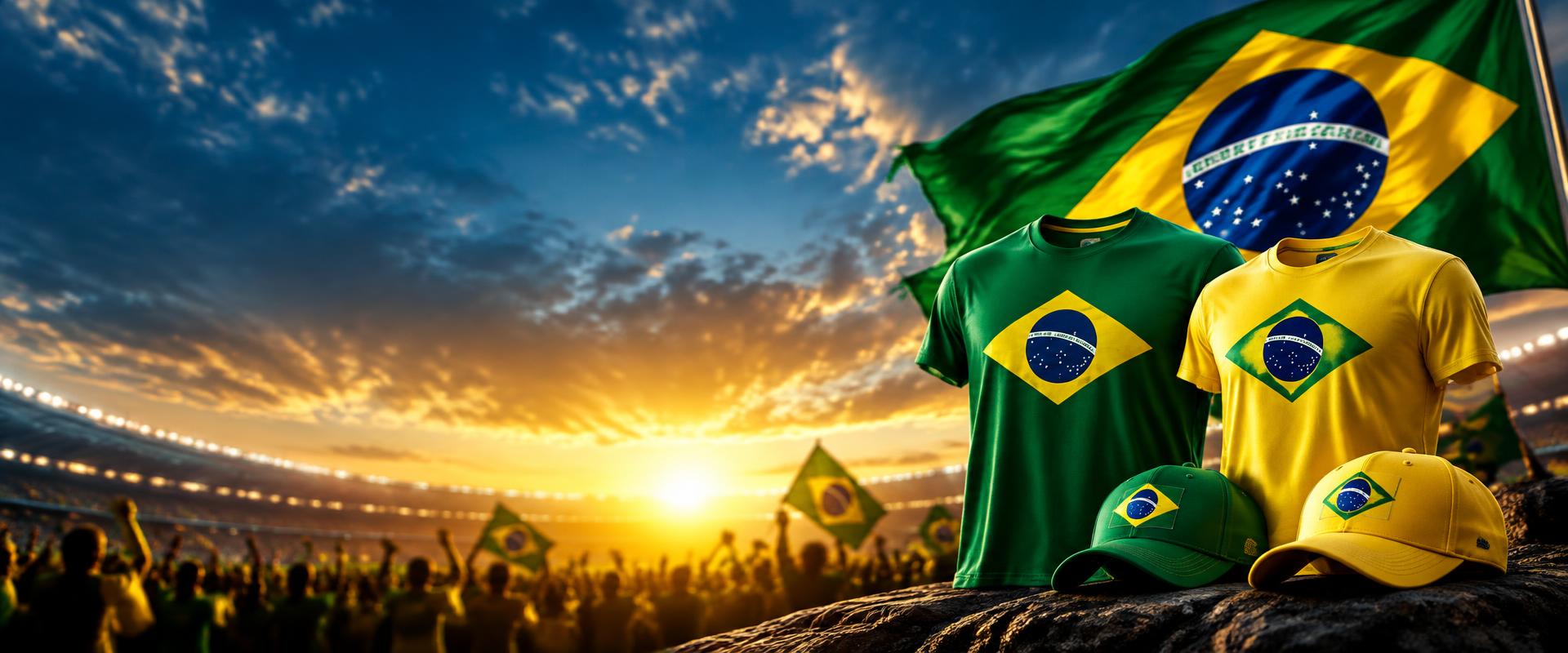 Vista a camisa do Brasil
